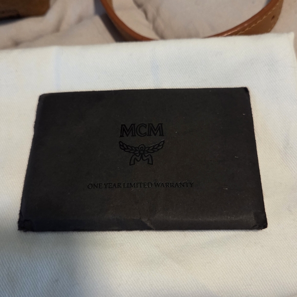 MCM Tan Leather Backpack - Picture 10 of 11